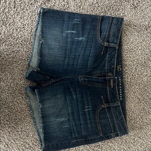 LaurenConrad Dark Wash Denim Cutoff Shorts